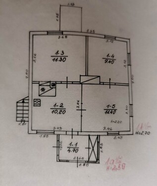 Bild 3 - 4 Zimmer Einfamilienhaus in Im Zentrum der Stadt Svėdasai
