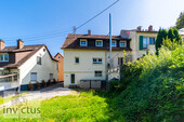 Rückansicht mit Garten - 