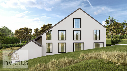 Visualisierung des Gebäudes - 6 Zimmer Doppelhaushälfte in Adelsheim