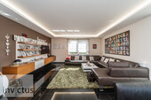 Wohnzimmer - 6.5 Zimmer Einfamilienhaus zum Kaufen in Langenbrettach