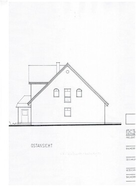 Haus Ostansicht - 