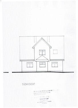 Haus Südansicht - 
