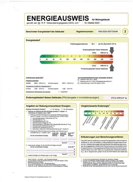 Energieausweis - 
