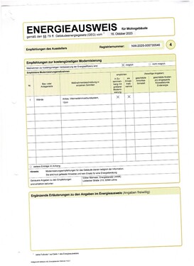 Energieausweis - 