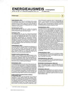 Energieausweis - 