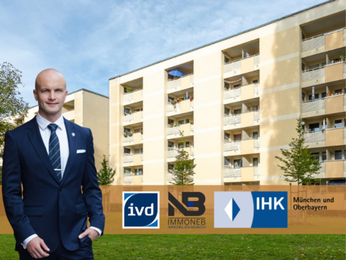 Titelbild - Frisch renovierte 2-Zimmer-Wohnung mit Balkon & Alpenblick – Provisionsfrei