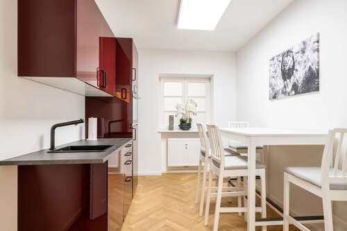 Küche - 3 Zimmer Erdgeschoßwohnung in München