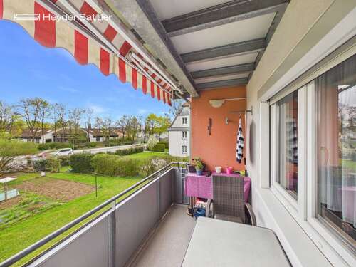 Balkon - 3 Zimmer Etagenwohnung in Augsburg