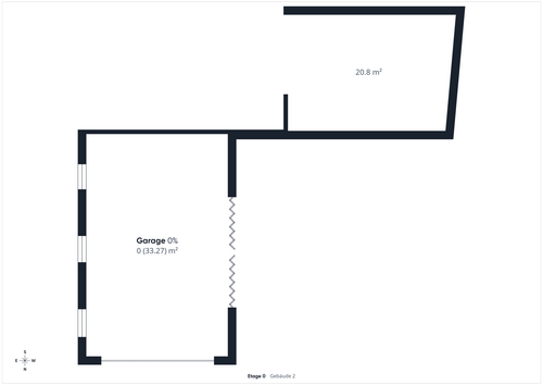 Garage und Holzlager - 