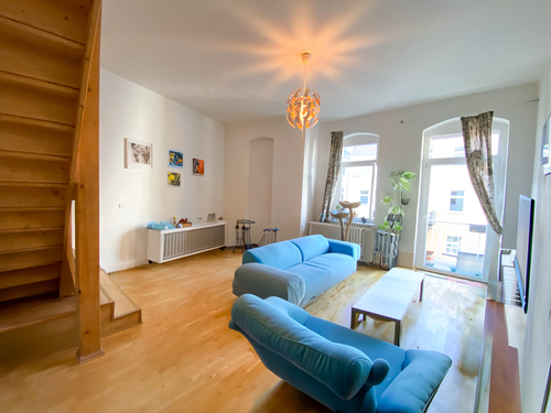 Wohnzimmer - 3 Zimmer 3- Zimmerwohnung zum Kaufen in Berlin