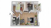 Grundriss der Wohnung - 