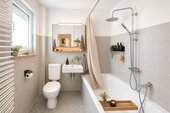 Badezimmer (virtuell renoviertes Gestaltungsbeispiel) - 