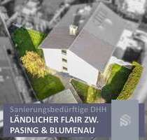 Ländliche Ruhe mitten in München | Modernisierungsbedürftige DHH mit Ausbaupotential