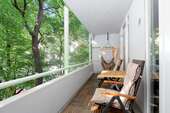 Überdachte Loggia - 1 Zimmer Appartement zum Kaufen in München