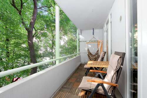 Überdachte Loggia - 1 Zimmer Appartement zum Kaufen in München