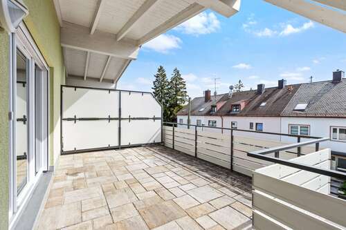 Teilüberdachte Dachterrasse - 