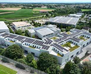 Gerwebehalle mit Büro-Etage | Betriebsleiterwohnung möglich - Ismaning