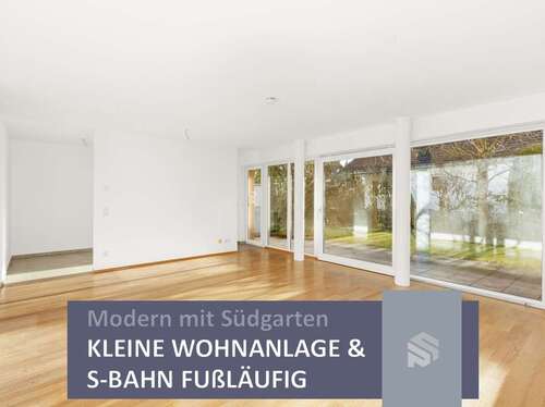 Titelbild - Moderne Gartenwohnung fußläufig zur S-Bahn 
