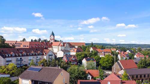 Ausblick zum Kloster Scheyern - Grundstück zum Kaufen in Scheyern