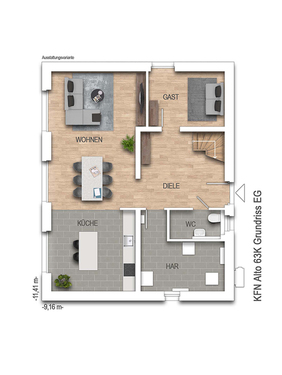 Foto - 5 Zimmer Einfamilienhaus zum Kaufen in Klappholz