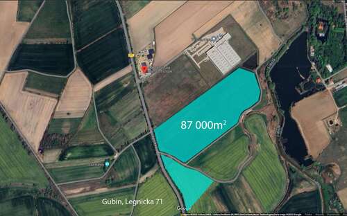 Vogelperspektive - Grundstück in Gubin (Polnische Grenze) zu verkaufen.