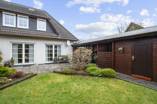 Sicht auf das Haus - 