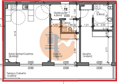 Foto - 2 Zimmer Etagenwohnung in Olhao