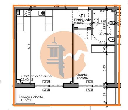 Foto - 1 Zimmer Etagenwohnung in Olhao