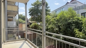 SüdWestBalkon Aussicht Grün - 3 Zimmer Etagenwohnung zur Miete in Schwerin