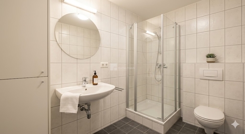 Dusche + Gäste WC - 