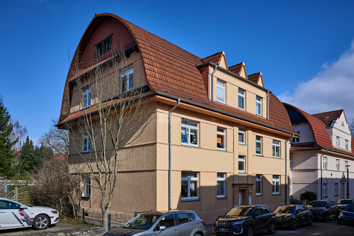 Ansicht von SüdWest - Dachgeschoßwohnung mit 61,50 m&sup2; in Schwerin zur Miete
