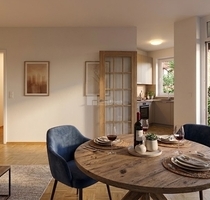 Morgensonne auf dem Balkon: 2-Zi. mit EBK, Parkett & Keller in der Weststadt - Schwerin