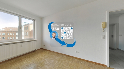 Wohnzimmer - Etagenwohnung mit 52,08 m&sup2; in Schwerin zur Miete