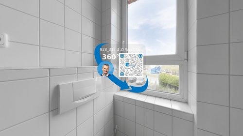 Gäste-WC - Etagenwohnung mit 74,25 m&sup2; in Schwerin zur Miete