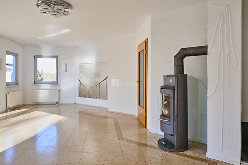 Das Wohnzimmer im Erdgeschoss - 