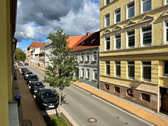 Die Eisenbahnstraße zum Marienplatz - 