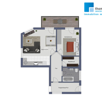 2 Zimmer · 63 m² · offene Wohnküche · Balkon Badewanne · Stellplatz – Altstadt Schwerin, sofort frei