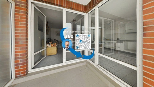 Balkon - 3 Zimmer Etagenwohnung in Schwerin