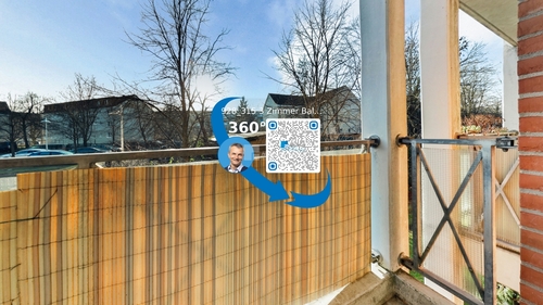 Balkon_1 - Gemütliche 3-Zimmer-Wohnung mit Balkon im 1. Obergeschoss – Wohnen in der Weststadt