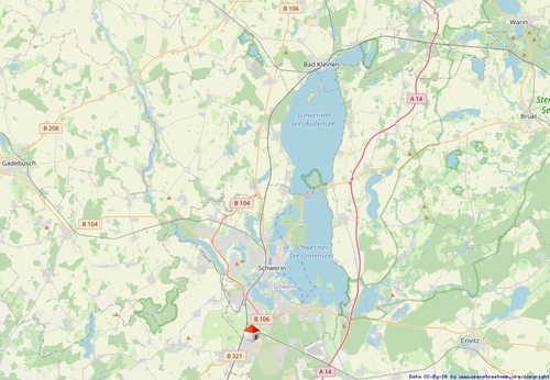 Lageplan - 4 Zimmer Einfamilienhaus zum Kaufen in Schwerin