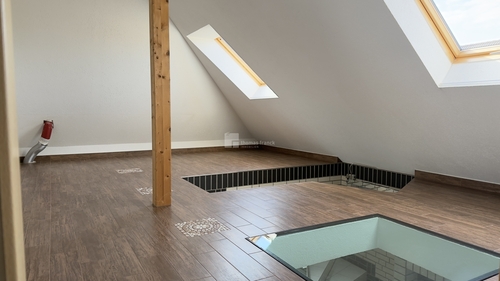 Die Diel oben aus dem Bad gesehen - 