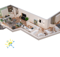Schelfstadt am Pfaffenteich: 3-Zimmer-Wohnung mit Balkon, Fahrstuhl und Tiefgaragenstellplatz - Schwerin