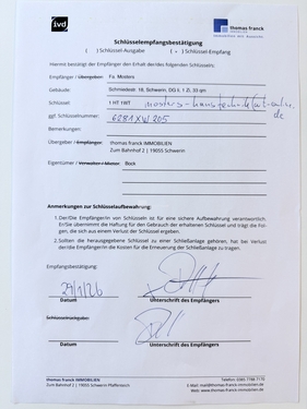 Schlüssel Mosters - 