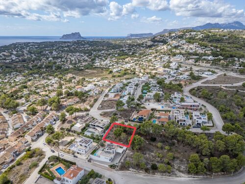Foto - Grundstück in Moraira - 299.500,00&nbsp;EUR Kaufpreis, ca.&nbsp; 0,00&nbsp;m&sup2;