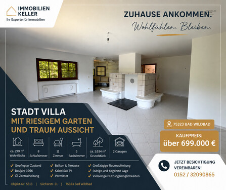 Start - Stadt Villa mit riesigem Garten und Traum Aussicht