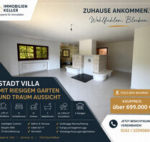 Stadt Villa mit riesigem Garten und Traum Aussicht - Bad Wildbad