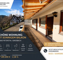 Schöne Wohnung mit sonnigem großen Balkon - Bad Peterstal-Griesbach / Bad Peterstal