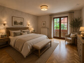 Schlafzimmer - 8.5 Zimmer Zweifamilienhaus in Höfen
