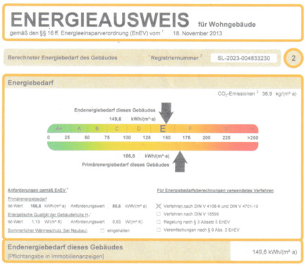Energieausweis - 