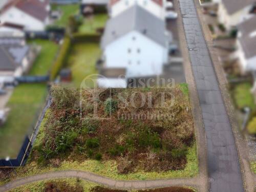 Drohnenaufnahme - Grundstück in Dillingen/Saar